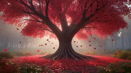 Keuken achterwand Bordeaux tree in autumn  © 동식 윤