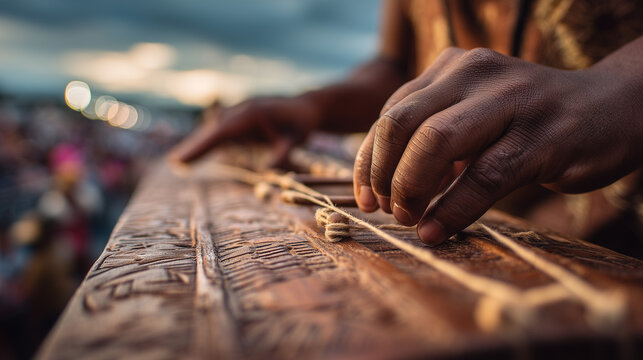 National Fair showcases Huasteca Potosina musician playing instrument at Mexico event