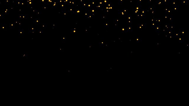 Dust particals flying against black background. Snowflakes overlay isolated on chroma key footage, Abstract white Fire Particles Animated Background. abstract dust fail video with black background