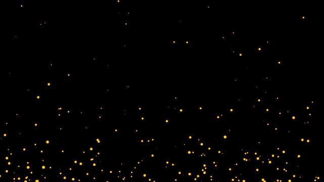 motion graphic Real partical of dust floating on black background. Dust and Glitter Sparkle black screen for overlay.