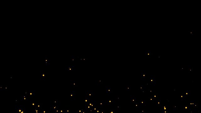  Loop white dust stars particles flying overlay chroma key alpha channel. sparks or ember Black Background. gold Gliter rain particle effect transparent apha channel ready footage