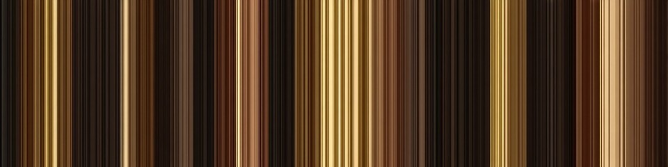 Obraz premium Abstract vertical stripes of varying shades of brown and gold with subtle gradients and reflections.