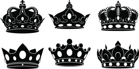 Collection of six distinctive crowns © MehediHasan