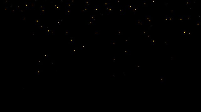 Dust particals flying against black background. Snowflakes overlay isolated on chroma key footage, Abstract white Fire Particles Animated Background. abstract dust fail video with black background