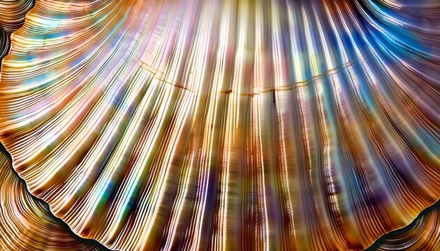 Luxury Nacre Seashell Background Texture Close Up
