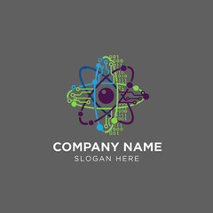 Fototapeta premium Stylized Corporate Logo Design Element.