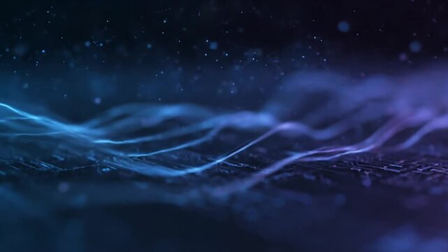 Abstract digital waveform