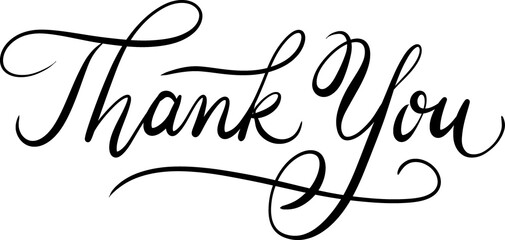 Thank You 감성 브러시 영문 타이틀