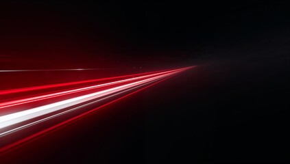Crimson Red and Silver Futuristic Light Beam Background