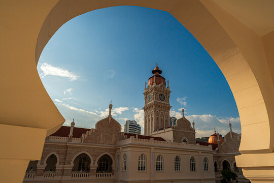 Sultan Abdul Samad building from the inside view.
