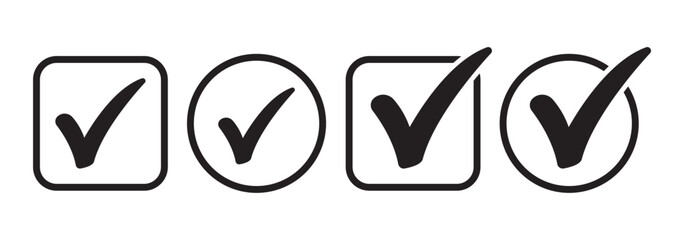 Digital Verification Icon. Modern Tick Mark Symbol. Tick Mark Icon. © PrimeGem Vectors
