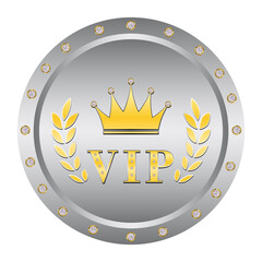 vip golden crown icon