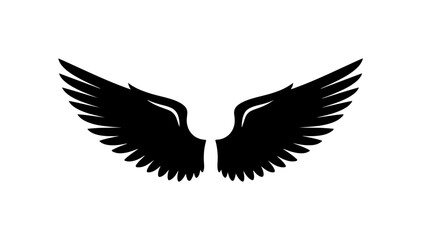 Black Wings Silhouette