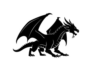 Black Dragon Silhouette