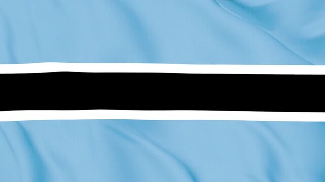 Botswana flag animated motion background