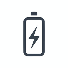 High Quality Illustration of a Mobile Phone Battery Icon Signaling Low Power