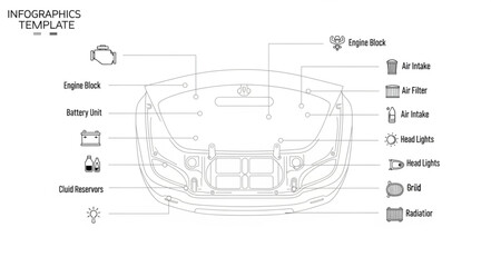 Detailed Diagram of Human Ear Anatomy. © king