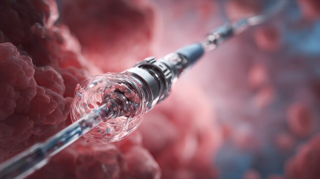 High-Fidelity Visualization of an Intrauterine Device in Action