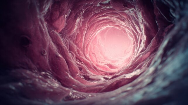 High-Fidelity Visualization of Stomach Walls Through Endoscope