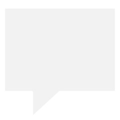 Light Gray Speech Bubble