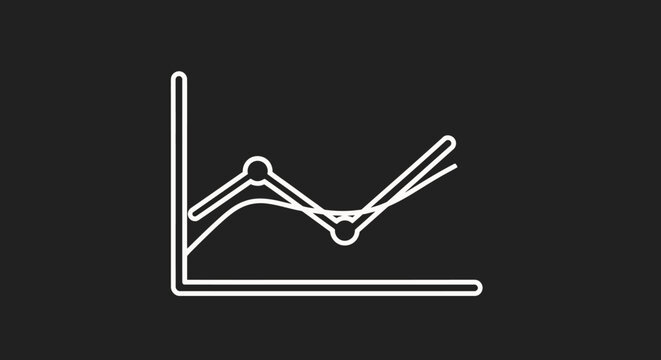 Simple Line Graph Illustrating Data Trends Over Time.