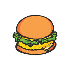 Make a Professional Burger Vector