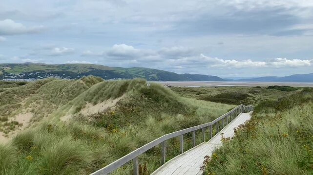Ynyslas Sand Dunes are part of the Dyfi National Nature Reserve