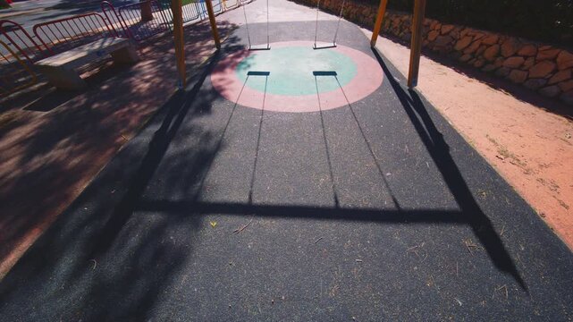 Playground Floor Detail and Shadows in Benidorm