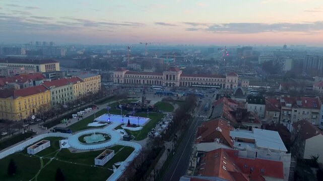 Lenuci's Horseshoe is a famous U-shaped system of parks and squares in Zagreb, known for its green spaces, historic buildings, and elegant Austro-Hungarian architecture.