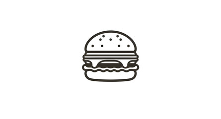 Fototapeta premium hamburger, burger, fastfood, food, cartoon, illustration, vector, icon, isolated, cute, bun, patty, cheese, lettuce, tomato, sesame, tasty, yummy, meal, snack, lunch, dinner, junkfood, cafe, restauran