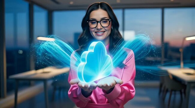 Digital Innovation and Futuristic Data Energy Technology Concept