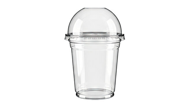Clear Dome Lid Plastic Cup