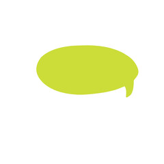 Cute vector speech bubble colorful set