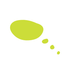 Cute vector speech bubble colorful set