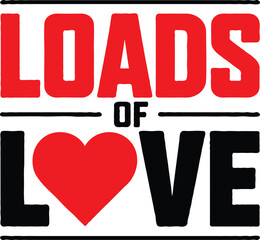 Happy Valentine&rsquo;s Day Romantic Typography T-Shirt Design