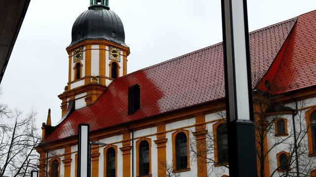 historic city of suhl in thuringia germany 4k 25fps video