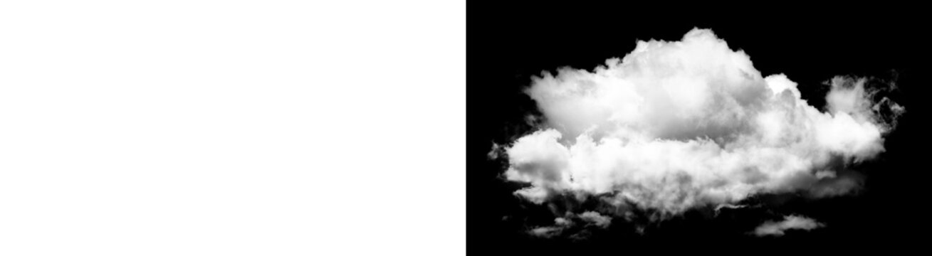 PNG image of&nbsp;An isolated puffy white cumulus cloud with soft shadows and realistic texture, ideal for atmospheric overlays or digital compositions on transparent background. on transparent background