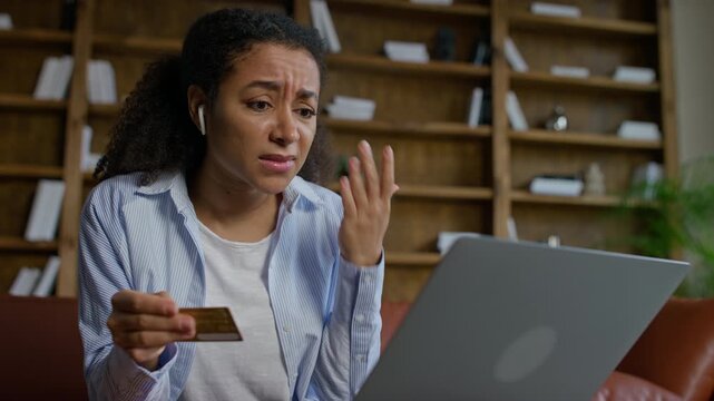 Worried Entrepreneur Facing Failed Online Payment