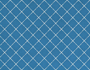 格子柄のテクスチャーパターン ブルー