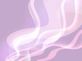 滑らかな透明感のある煙のようなウェーブの背景素材