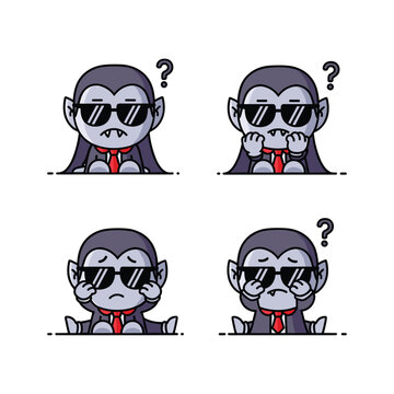 Confused monkey character in suit with question marks, puzzled expression, cartoon style