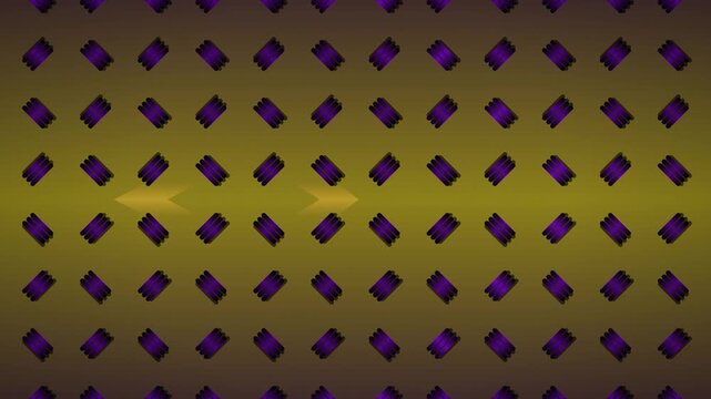 Yellow Background with Purple Diamond Pattern.
