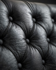 Fototapeta premium Tufted Leather Upholstery