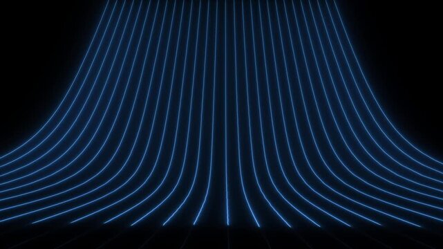 Abstract glowing neon wave line shining animation. Digital Data transfer in network and internet Animation Background,