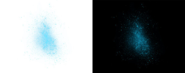 Blue Cosmic Nebula Cloud – Abstract Glowing Space Mist © KARYNA