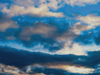Obraz premium blue sky with clouds