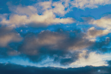 Obraz premium blue sky with clouds