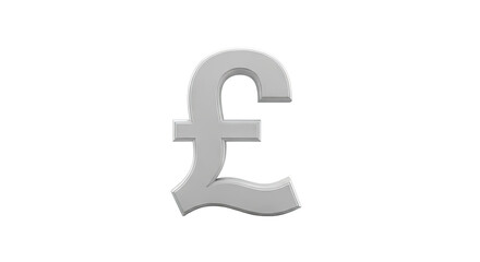 Obraz premium 3D Sterling Pound Symbol