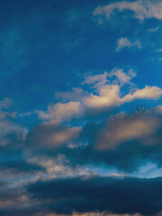 Obraz premium blue sky with clouds