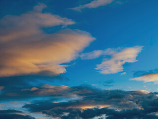 Obraz premium blue sky with clouds